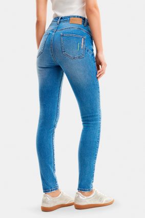 Desigual Denim Trousers Denim Medium Wash
