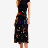 Desigual Dress Negro Print