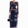 Desigual Skirt Azul Marea