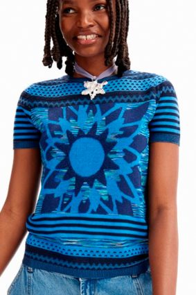 Desigual T-Shirt Royal