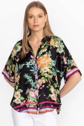 Johnny Was Petalunah Blouse - Le Jardin Print