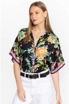 Johnny Was Petalunah Blouse - Le Jardin Print