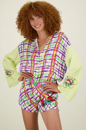 Me369 Alina Crew Neck Shirt Artisian