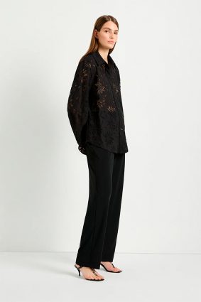 Mela Purdie Dart Shirt Black
