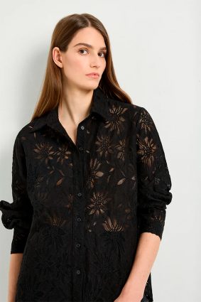 Mela Purdie Dart Shirt Black