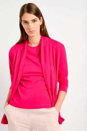 Mela Purdie Pull On Jacket Cerise