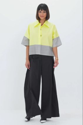 Planet Campy Shirt Citron_Stripe