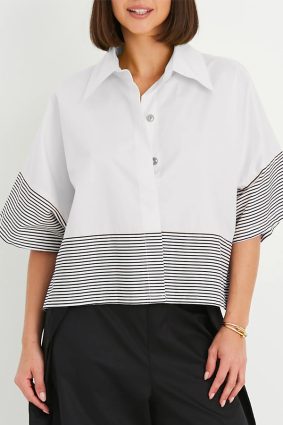 Planet Campy Shirt White_Stripe