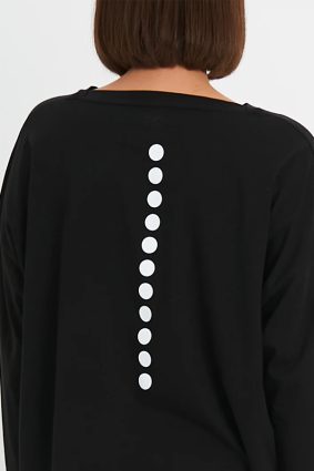 Planet Dot Dot Dot Boxy T Black_White