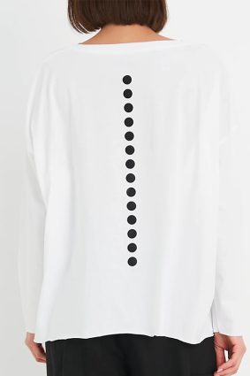 Planet Dot Dot Dot Boxy T White_Black