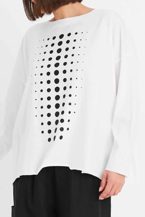 Planet Dot Dot Dot Boxy T White_Black