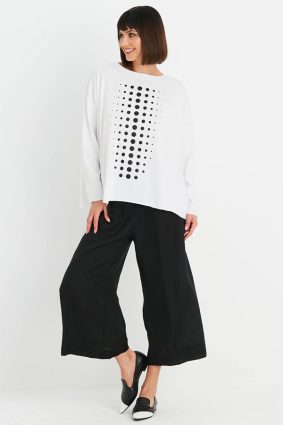 Planet Dot Dot Dot Boxy T White_Black