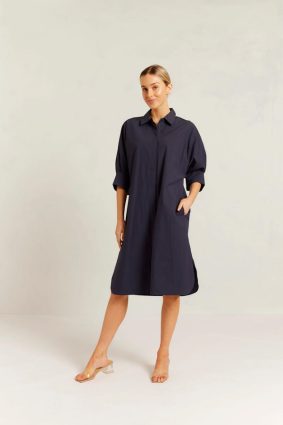 Alessandra Briar Dress Navy