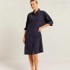 Alessandra Briar Dress Navy