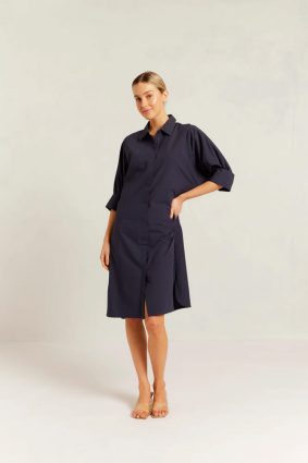 Alessandra Briar Dress Navy