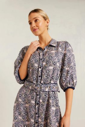 Alessandra Chloe Dress Raya Navy