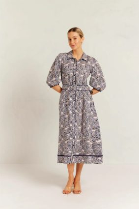 Alessandra Chloe Dress Raya Navy