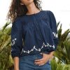 Coop Meadow Dreams Blouse Navy