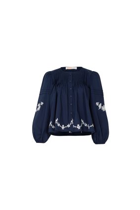 Coop Meadow Dreams Blouse Navy