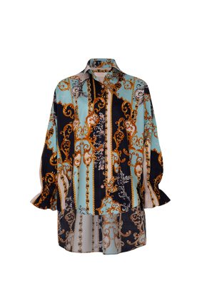 Coop Tell Tail Shirt Navy Gilt