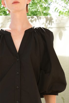 Cooper Love Gathers Top Black