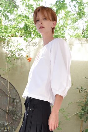 Cooper Love Gathers Top White