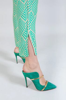 Coster Cropped Pants in Graphic Print
