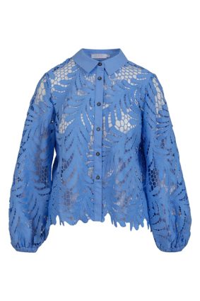 Coster Lace Shirt Bright Sky Blue