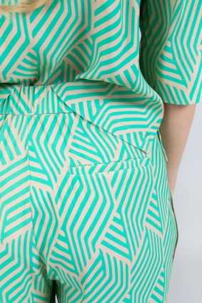 Coster Top in Graphic Print