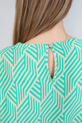 Coster Top in Graphic Print