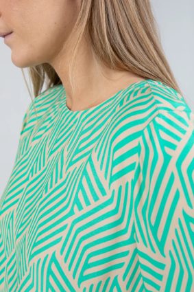Coster Top in Graphic Print