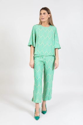 Coster Top in Graphic Print