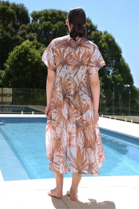 Curate Frill Of The Carnival Dress Sky Blue Palm