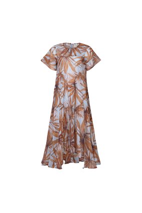 Curate Frill Of The Carnival Dress Sky Blue Palm