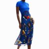 Desigual Dress Azul Mineral