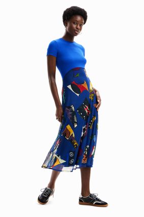 Desigual Dress Azul Mineral