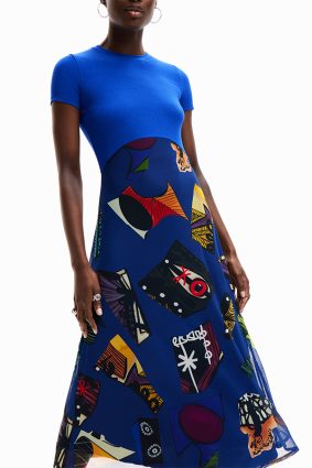 Desigual Dress Azul Mineral