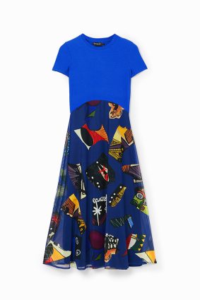Desigual Dress Azul Mineral