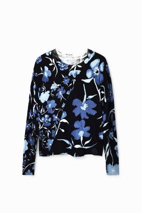 Desigual Pullover Negro