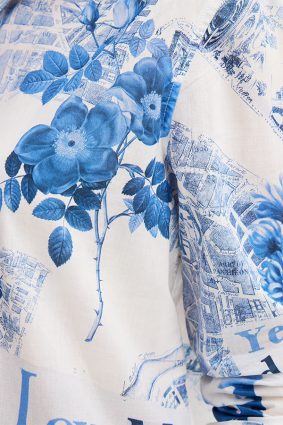 Desigual Shirt Blanco Floral