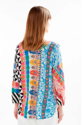 JEI'S Serafino Top 34 Over St. Patchwork