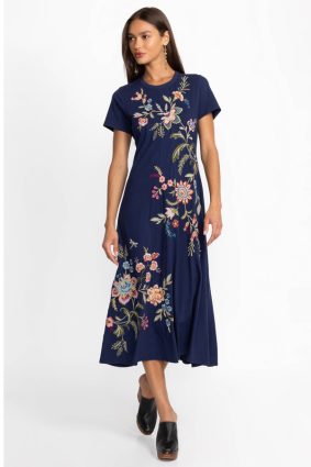 Johnny Was Crew Swing Dress Julianna