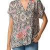 Johnny Was Laiya Button Up Azzie Flower