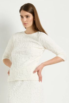 Mela Purdie Cloque T Milk
