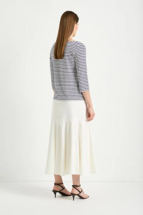 Mela Purdie Relaxed Boat Neck Sapphire_White