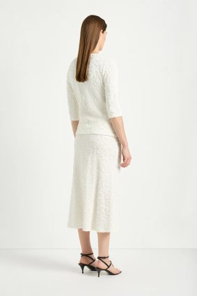 Mela Purdie Slim Skirt Milk