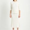 Mela Purdie Slim Skirt Milk