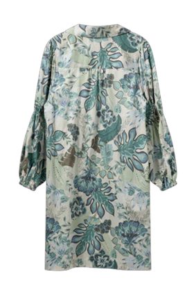 Mos Mosh Ayo Sarasa Dress Wasabi