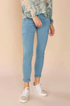 Mos Mosh Gilles Timaf Pant Blue Shadow