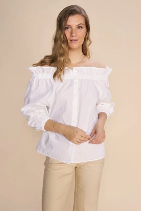 Mos Mosh Rosario Blouse White